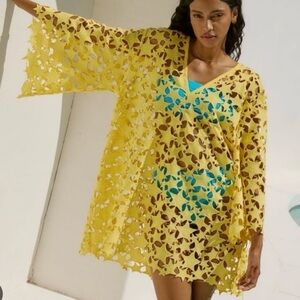 Anthropologie Maeve Yellow Swim Cover-Up, One-Size